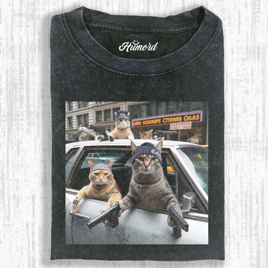 OUTLAW CAT T-SHIRT 1.9