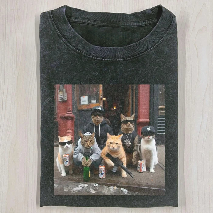 OUTLAW CAT T-SHIRT