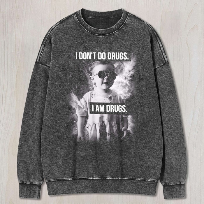 I AM DRUGS PREMIUM T-SHIRT