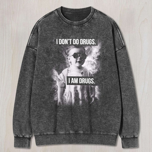 I AM DRUGS PREMIUM T-SHIRT