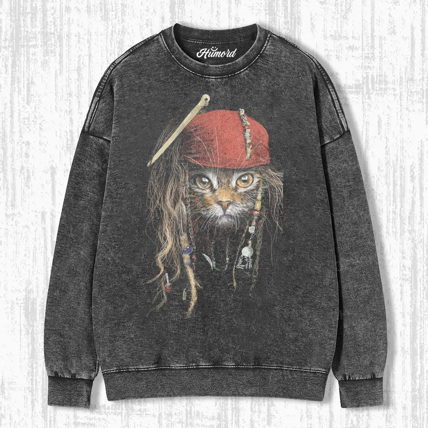 PIRATES OF THE CARIBBEAN FUNNY CAT T-SHIRT