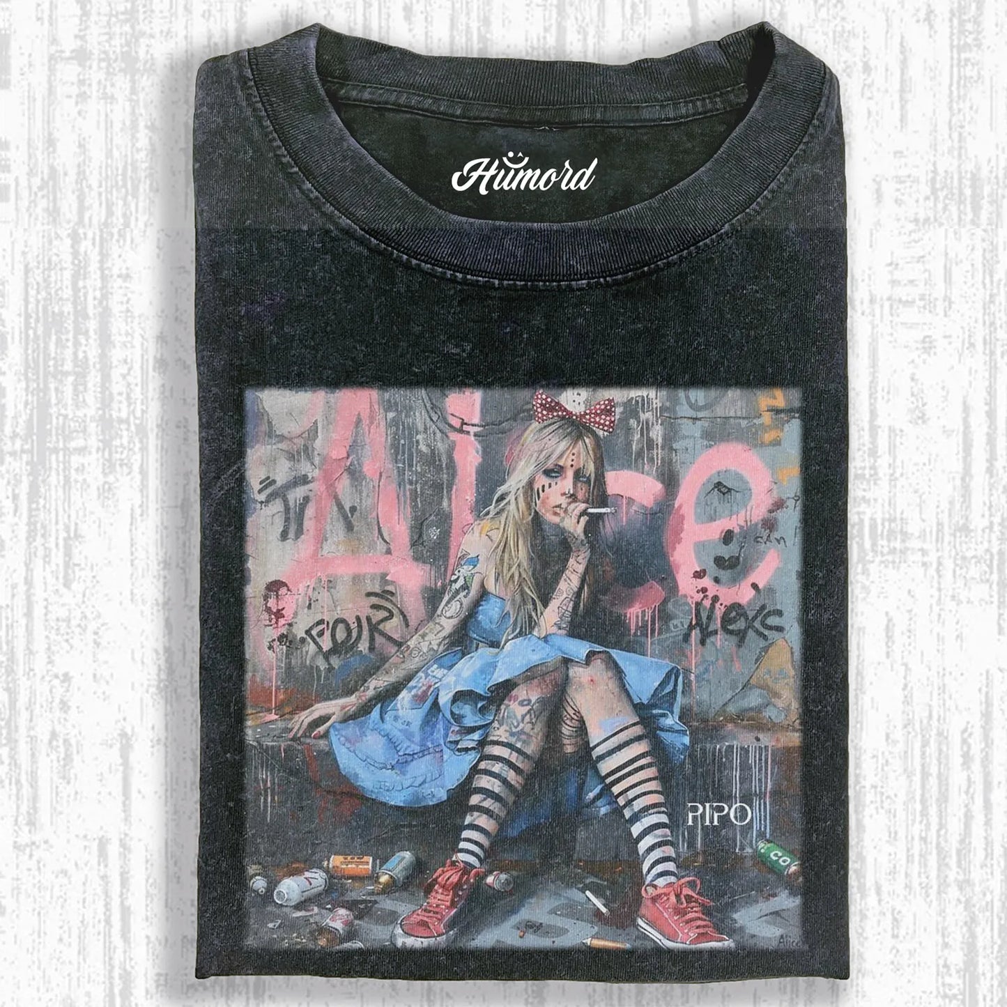 PUNK ALICE CLASSIC CHARACTERS T-SHIRT