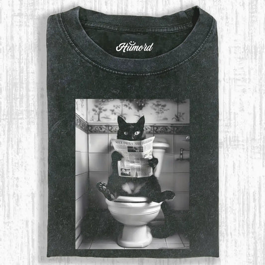 Reading Cat Tee