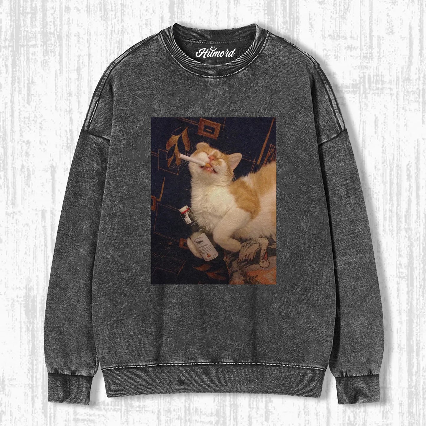 SAD SMOKE CAT T-SHIRT