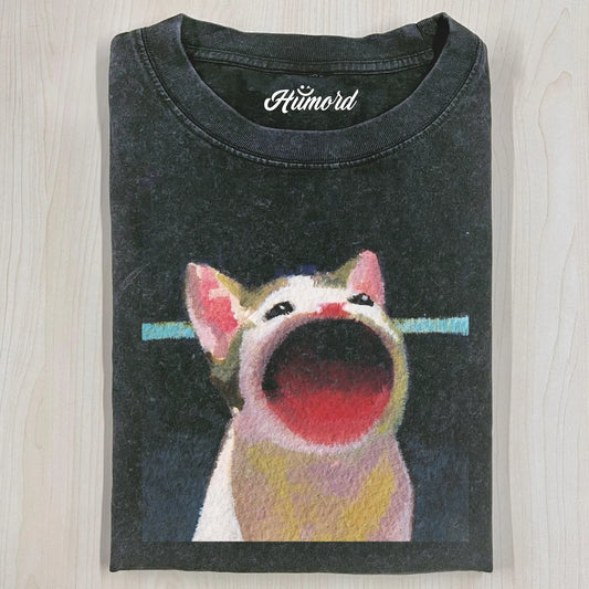 SCREAMING CAT T-SHIRT V1.0