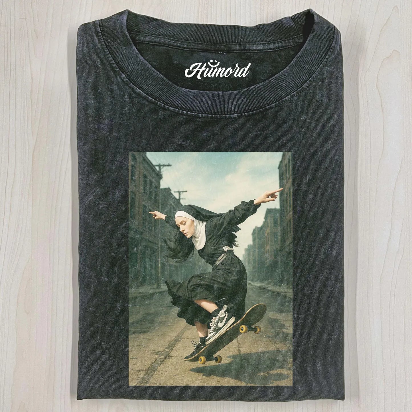 SKATEBOARDING NUNS T-SHIRT