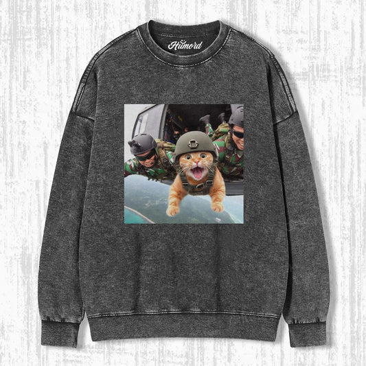 SKYDRIVING CAT T-SHIRT