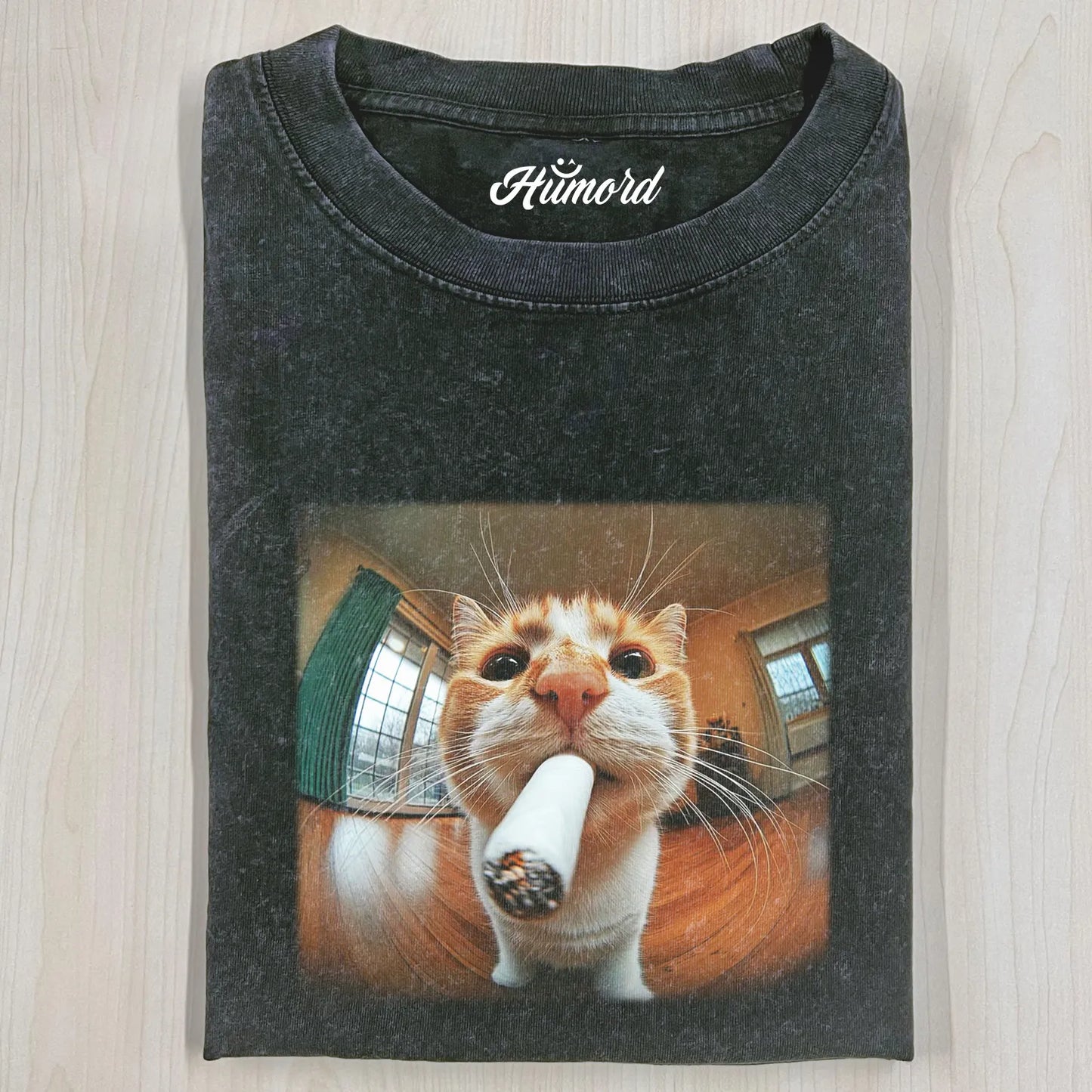 SMOKING CAT T-SHIRT