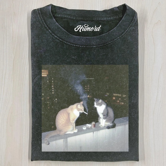 SMOKING CAT T-SHIRT V2.0