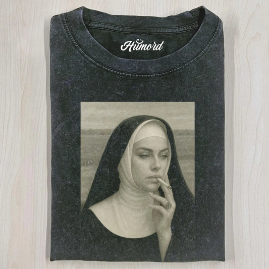 SMOKING NUNS T-SHIRT