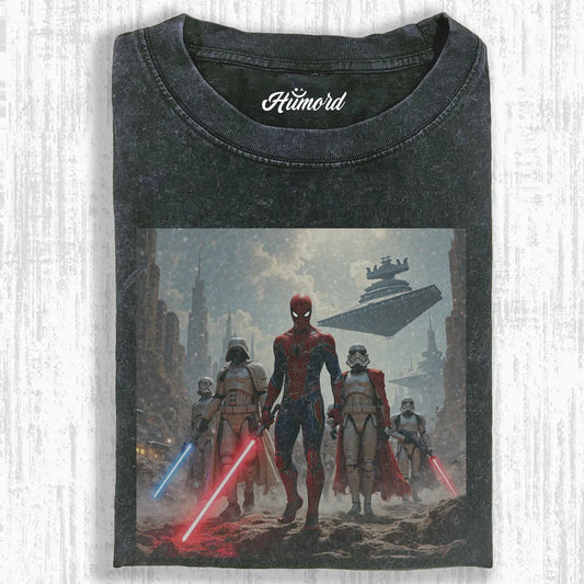 SPIDER-MAN JOINS STAR WARS T-SHIRT