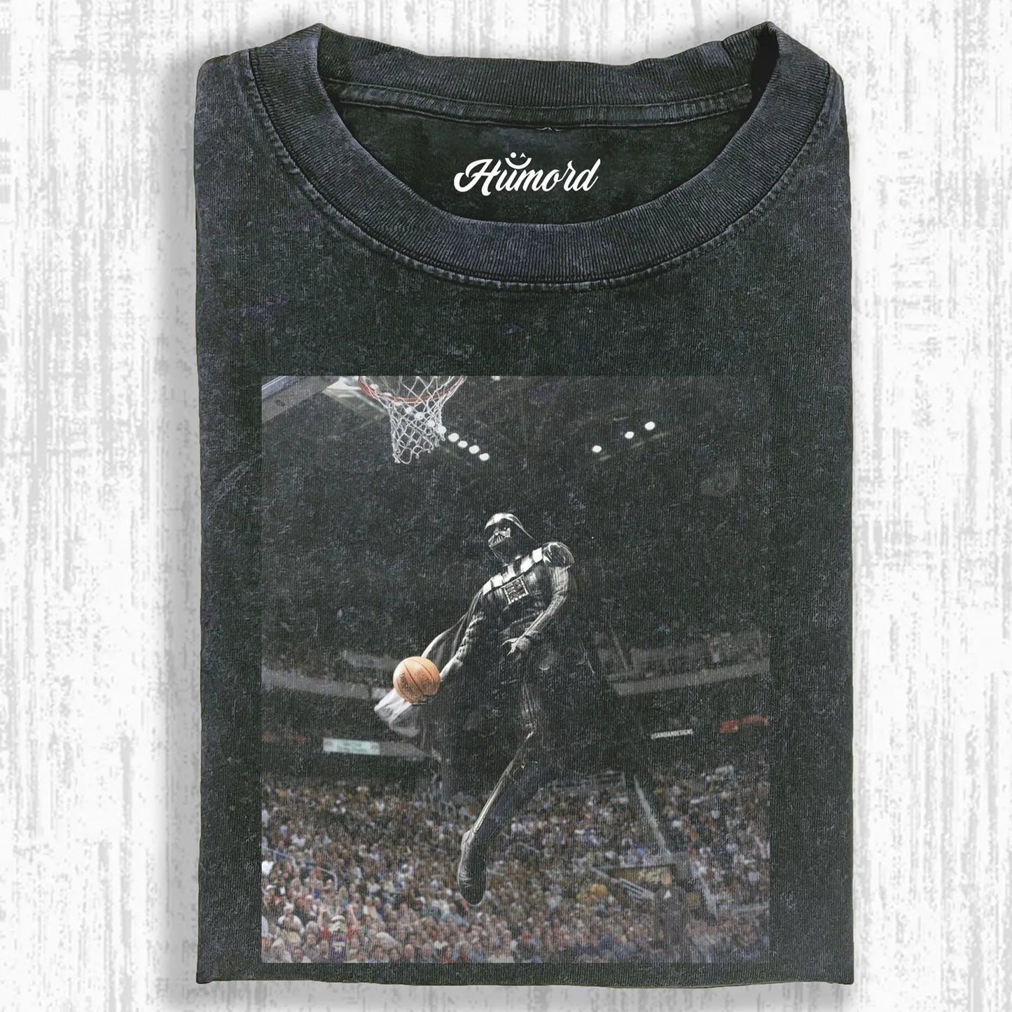 STAR WARS & DARTH VADER PLAYING BASKETBALL T-SHIRT