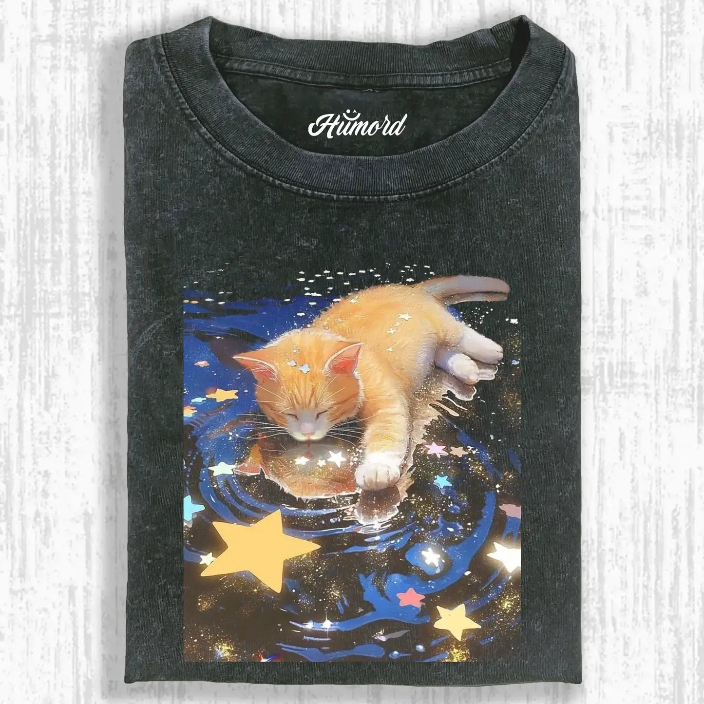 STARS AND CAT TEE