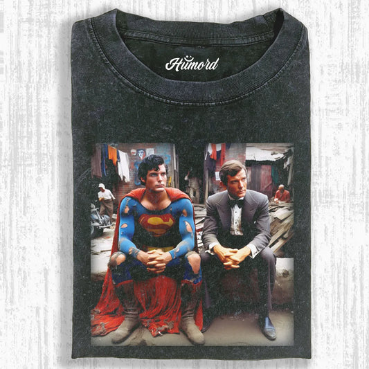 SUPERMAN & JAMES BOND 007 T-SHIRT