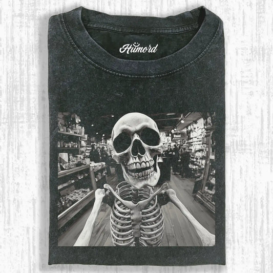 Selfie Skull 8.5 Tee
