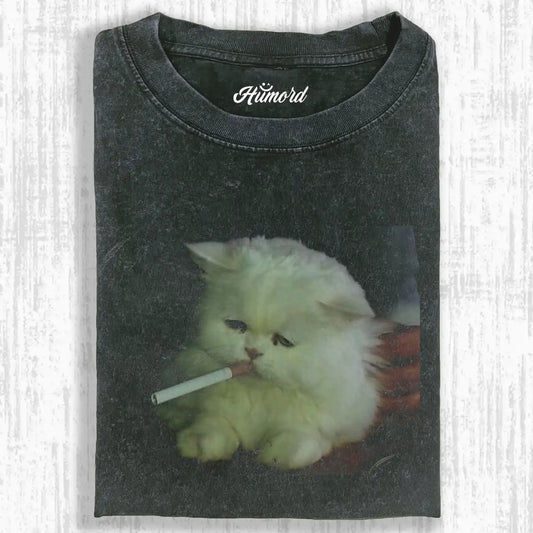 Smoking Cat 8.1 Tee