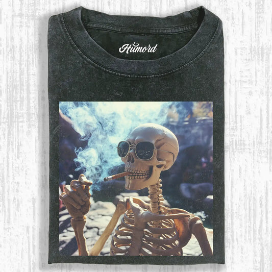 Smoking Skull 8.19 Tee