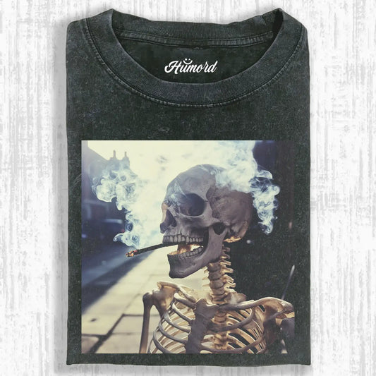 Smoking Skull 8.5 Tee