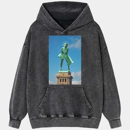 Statue Of Liberty&Monroe T-SHIRT