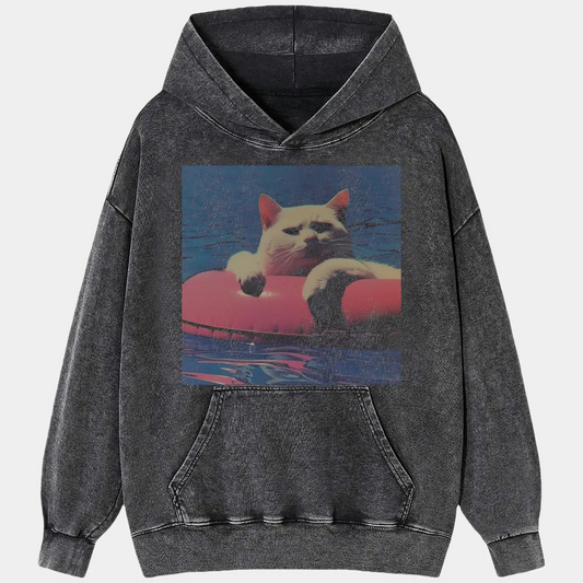Swimming Cat 8.18 Tee