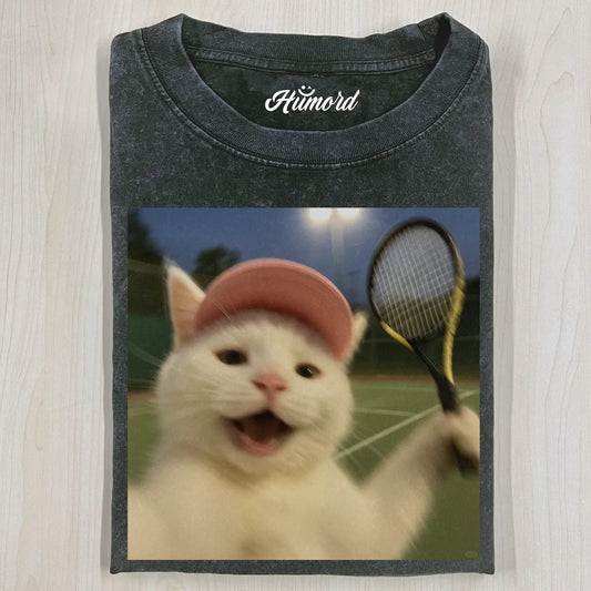 TENNIS CAT T-SHIRT