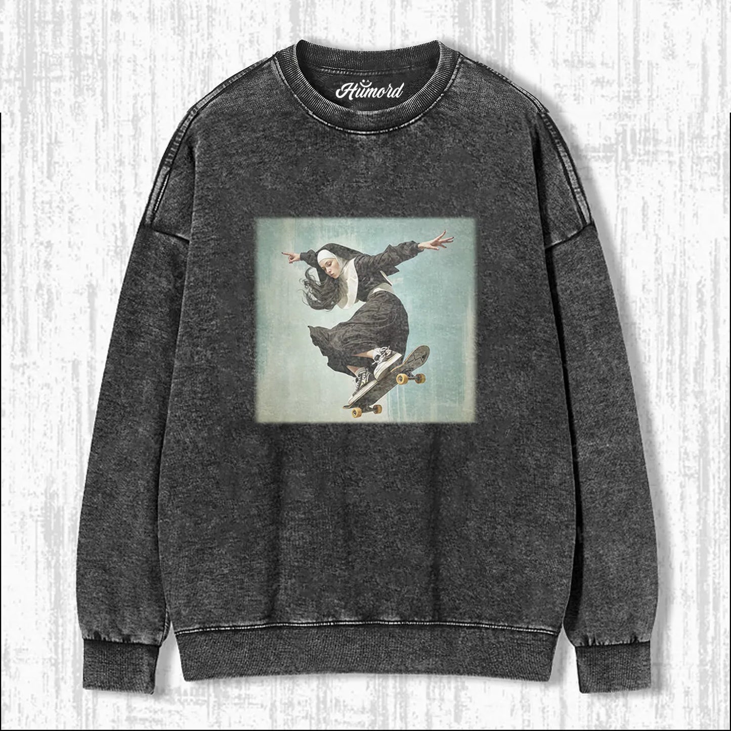 THE BAD NUN WASHED T-SHIRT