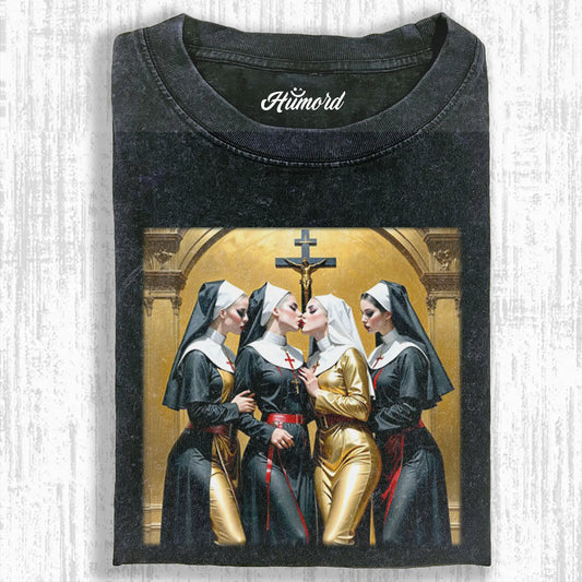 THE BAD NUN WASHED T-SHIRT V1.0