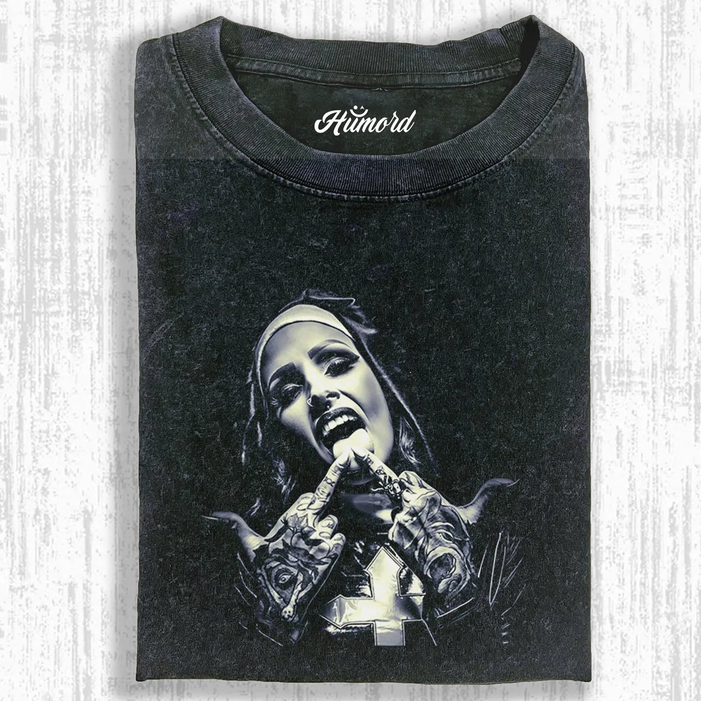 THE BAD NUN WASHED T-SHIRT V1.1
