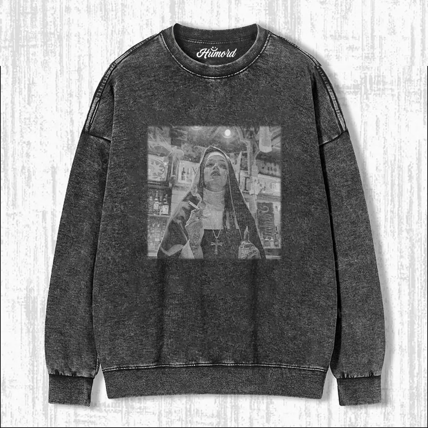 THE BAD NUN WASHED T-SHIRT V1.2