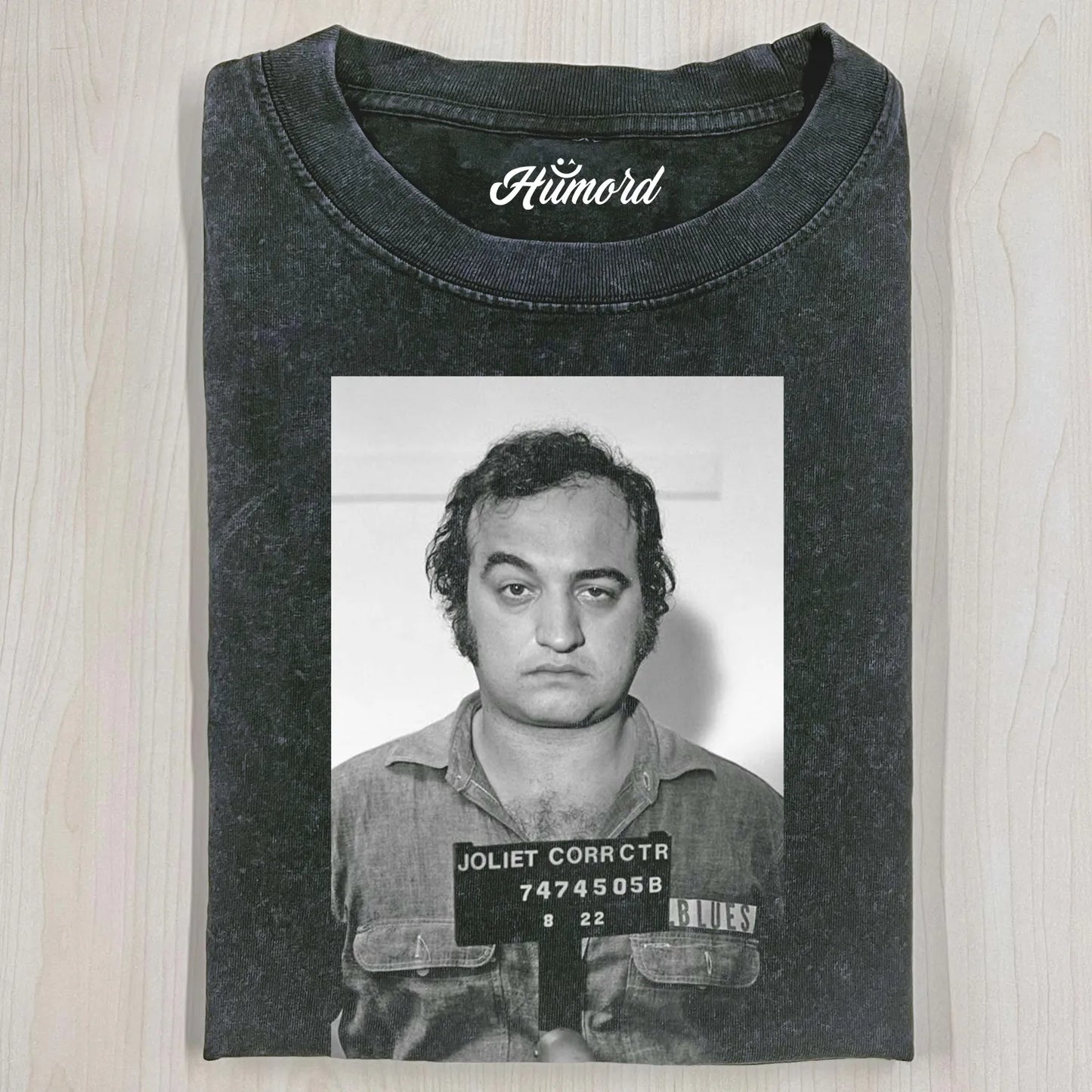 THE BLUES BROTHERS JOHN BELUSHI MUGSHOT T-SHIRT