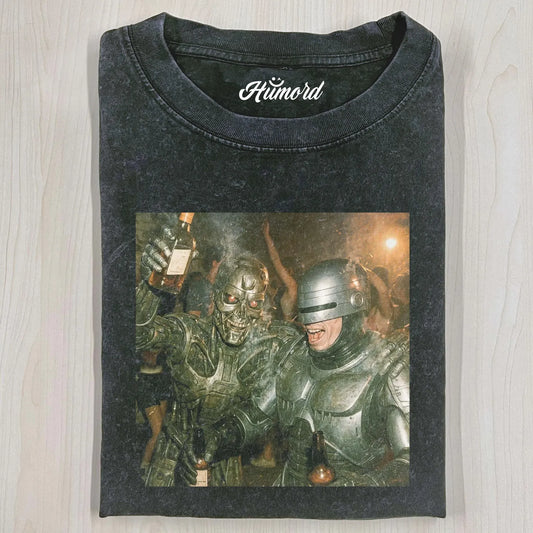 THE TERMINATOR & ROBOCOP T-SHIRT V1.0