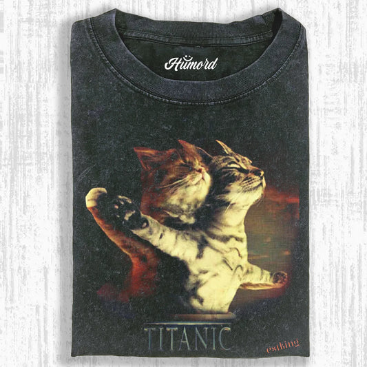 TITANIC CAT T-SHIRT