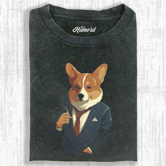 VINTAGE CORGI GENTLEMAN V1 TEE