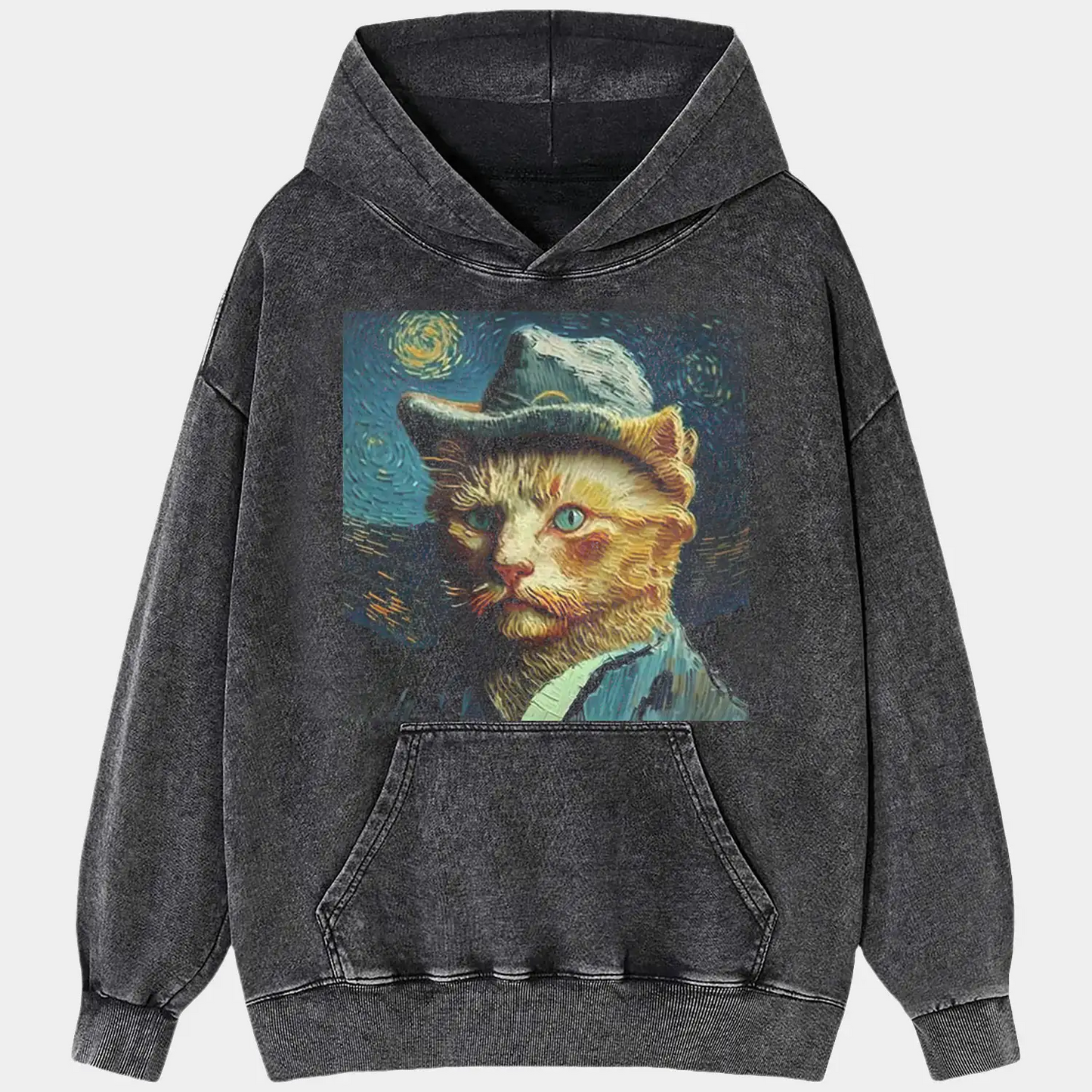 Van Gogh Cat Tee