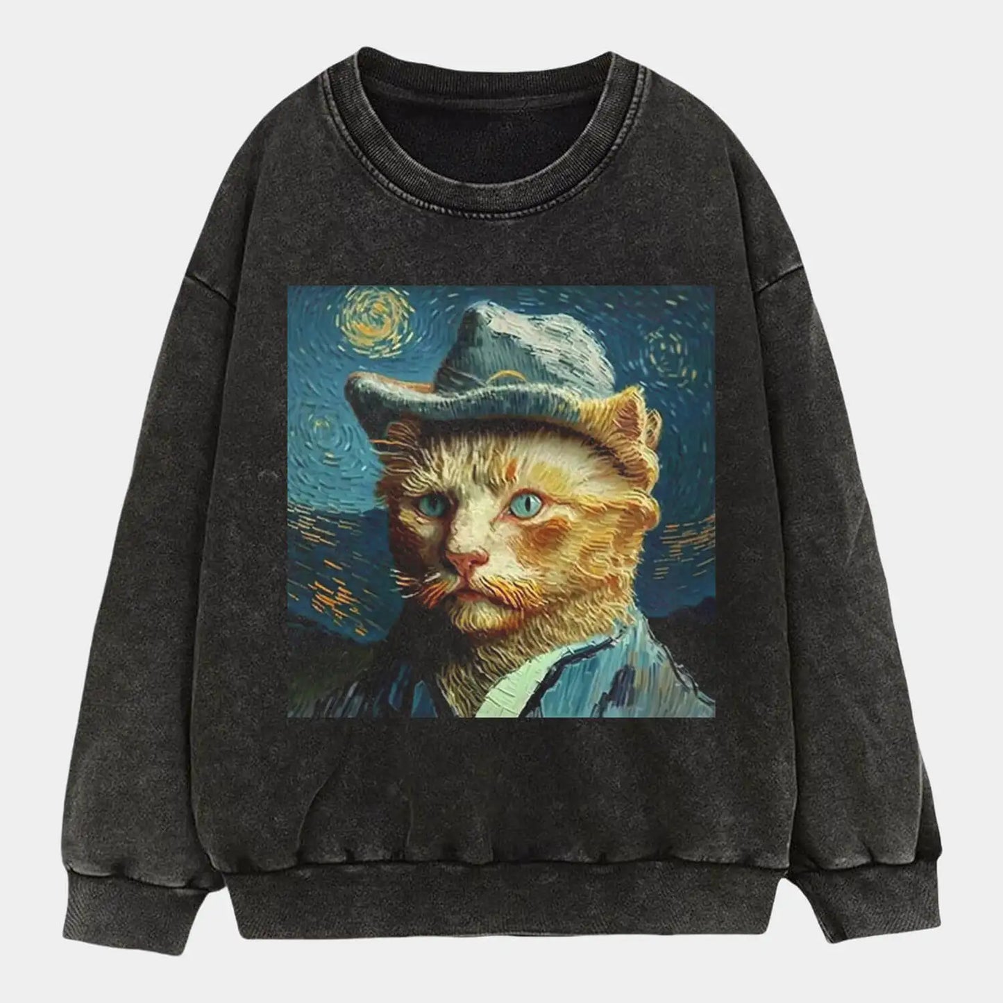 Van Gogh Cat Tee