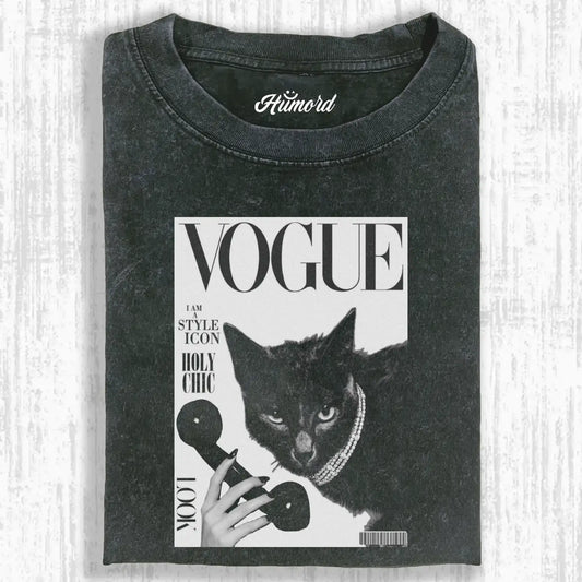 Vogue Cat Tee