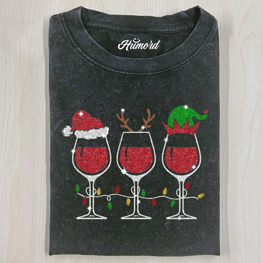 WINE CHRISTMAS T-SHIRT