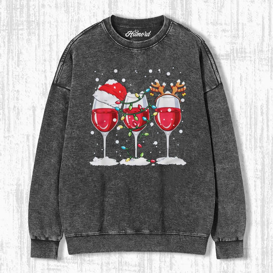 WINE LOVERS CHRISTMAS T-SHIRT