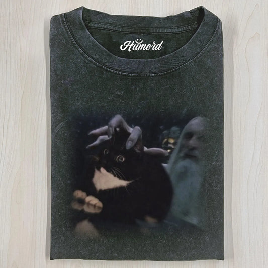 WIZARD AND CAT T-SHIRT