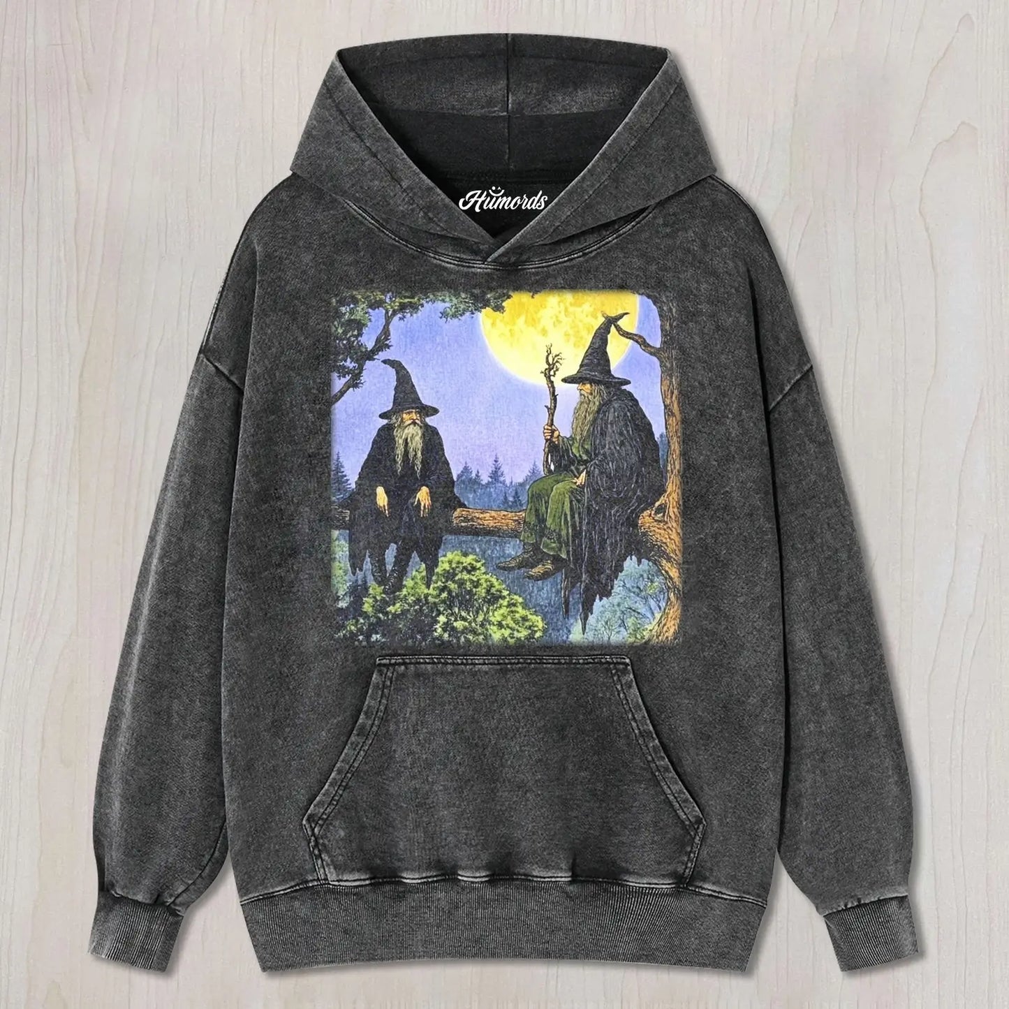 WIZARD DUO ON TREE BRANCH TEE & SWEAT & HOOD