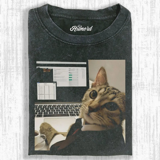 Work Cat Tee