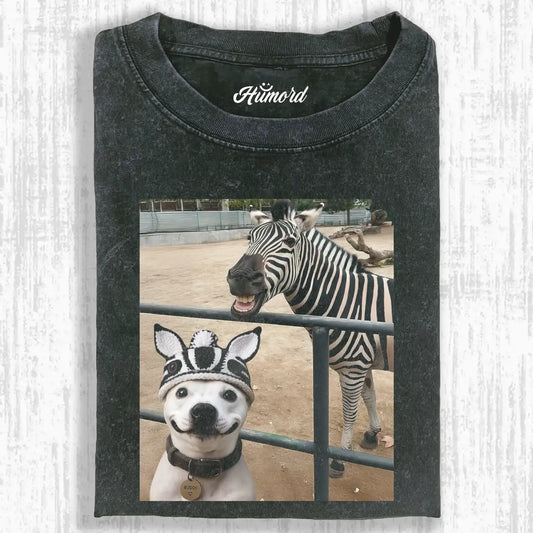 Zebra And Dog Tee