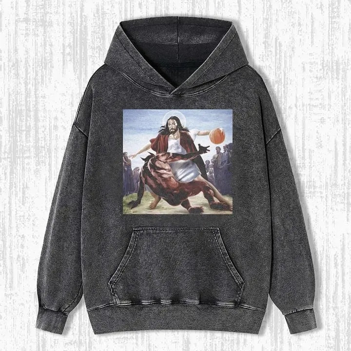 JESUS DRIBBLED THE BALL T-SHIRT