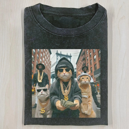 OUTLAW CAT T-SHIRT V2
