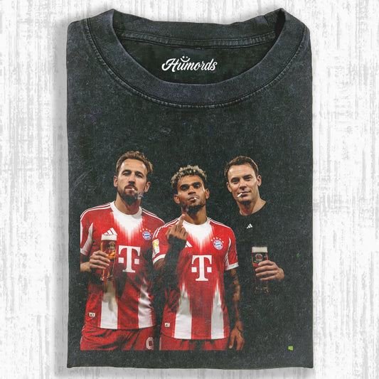 Harry Kane ＆ Manuel Neuer ＆ Luis Díaz Tee - HUMRODS
