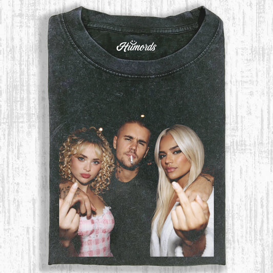 Justin Bieber ＆Sabrina carpenter ＆ Karol G Tee - HUMRODS